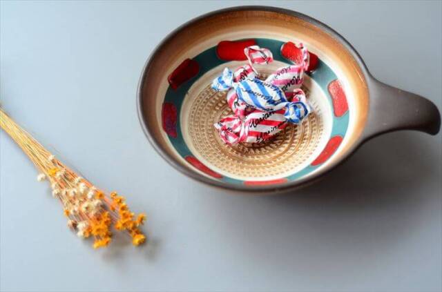 ドイツ製 Dumler&Breiden 陶器 ハンドル付きトレー 14cm ボウル トレイ