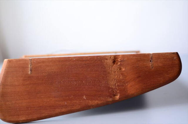 デンマーク製 1960年代 チーク ウォールミラー 53x31cm 棚付き シェルフ 壁掛け鏡 北欧 無垢 アンティーク