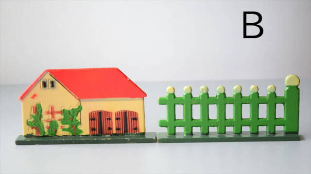 ドイツ エルツ山地製 かわいい木製の家オブジェ HOUSE 牧場 置物 アートピース フィギュア ヴィンテージ_250523