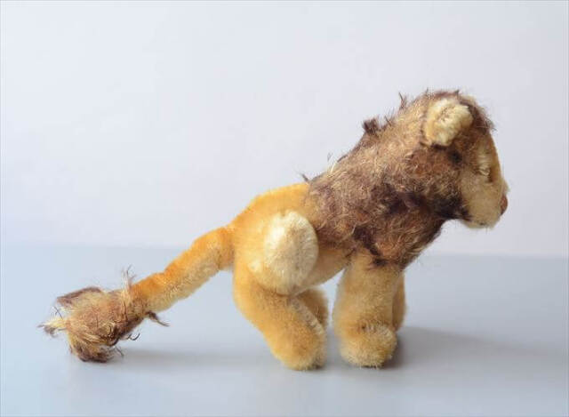 1956-76年代 ドイツ製 Steiff お座りライオン Leo Lion