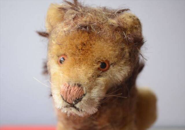 1956-76年代 ドイツ製 Steiff お座りライオン Leo Lion