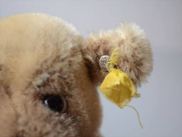 1960-81年代 ドイツ製 Steiff お座りイヌ Mopsy ぬいぐるみ シュタイフ ドール フィギュア アンティーク ヴィンテージ_250605