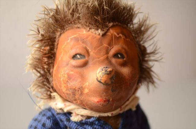 1952-99年代 ドイツ製 Steiff ハリネズミ Micki ぬいぐるみ シュタイフ ドール フィギュア アンティーク ヴィンテージ_250606