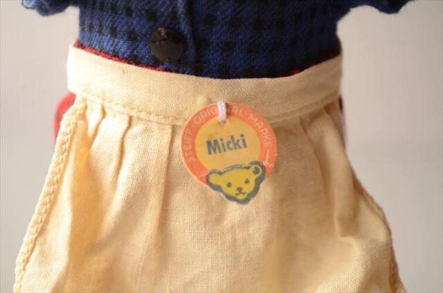 1952-99年代 ドイツ製 Steiff ハリネズミ Micki ぬいぐるみ シュタイフ