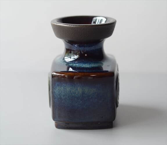 デンマーク SOHOLM スーホルム Einar Johansen制作 花瓶 デンマーク製 SOHOLM 花瓶 Einar Johansen ネイビー 北欧雑貨