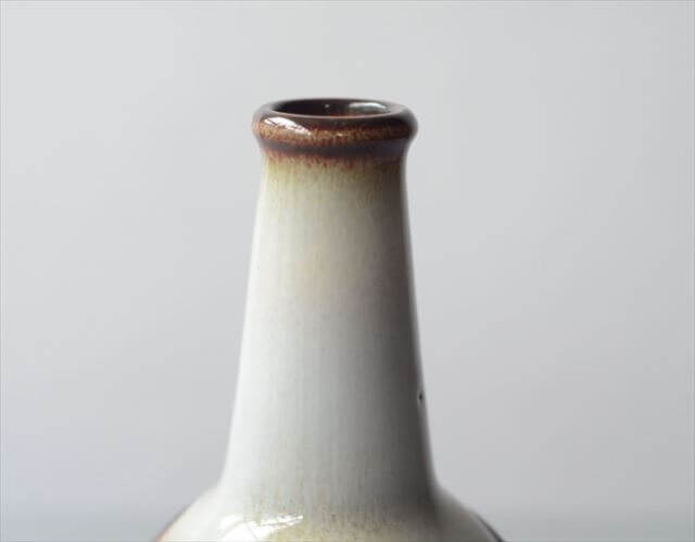 デンマーク製 SOHOLM 花瓶 Einar Johansen ホワイト 北欧雑貨 花器 スーホルム 一輪挿し フラワーベース アンティーク_250610