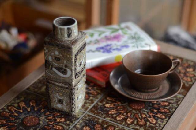 Royal Copenhagen Fajance Baca 花瓶 一輪挿し Nils Thorsson ロイコペ