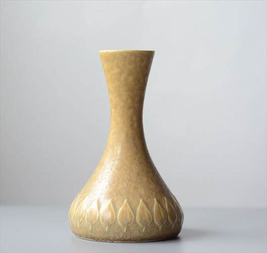 デンマーク製 クイストゴー レリーフ 花瓶 Relief KRONJDEN J.H.Quistgaard 北欧 花器 ヴィンテージ アンティーク