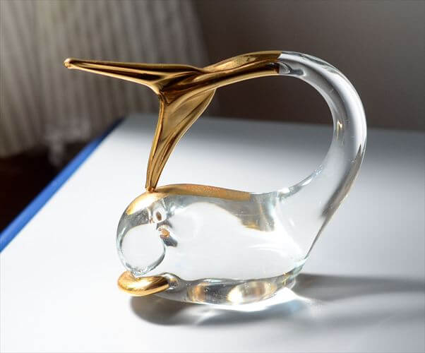 イタリア製 ムラーノガラス かわいいクジラ Italy Murano glass ベネツィア ムラノグラス ヴィンテージ アンティーク