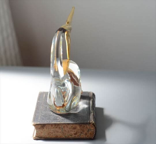 イタリア製 ムラーノガラス かわいいクジラ Italy Murano glass