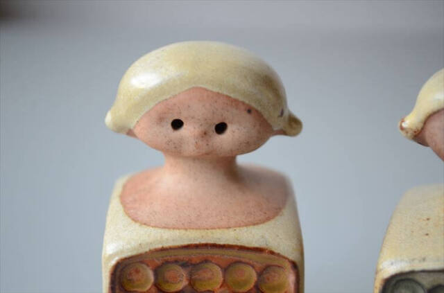 Lisa Larson 女の子のソルト&ペッパー 調味料入れ リサラーソン 北欧