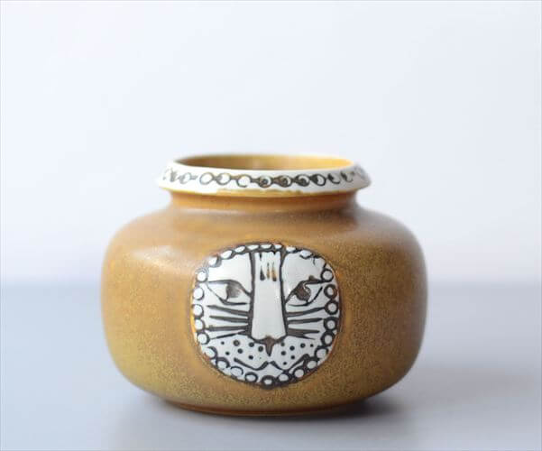 スウェーデン製 ヴィンテージ Lisa Larson Thalia 花瓶 Gustavsberg リサラーソン グスタフスベリ 北欧 花器