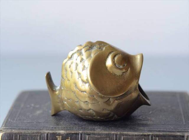 フランスのブロカントから 真鍮の大きな口の魚 オブジェ ブラス フランスのブロカントから 真鍮の大きな口の魚 オブジェ ブラス