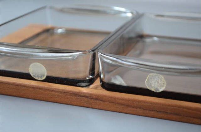 デンマーク製 DIGSMED×HOLMEGAARD サービングトレイ チーク