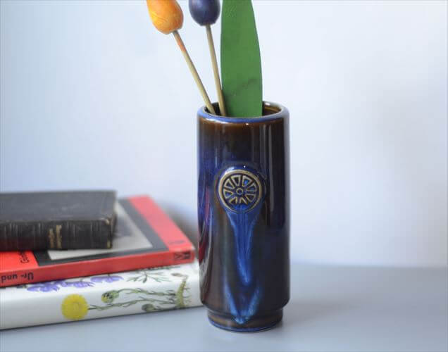 デンマーク製 SOHOLM Nordlys 陶器の花瓶 Maria Philippi 北欧 花器