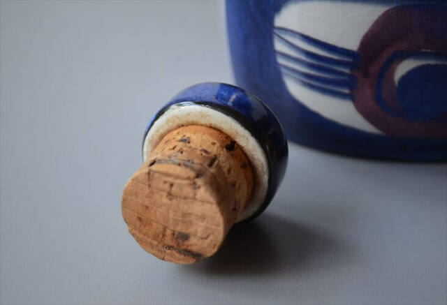 デンマーク製 Royal Copenhagen Tenera ビネガーボトル Inge-Lise Koefoed ロイコペ 北欧 花器 ヴィンテージ アンティーク_250901