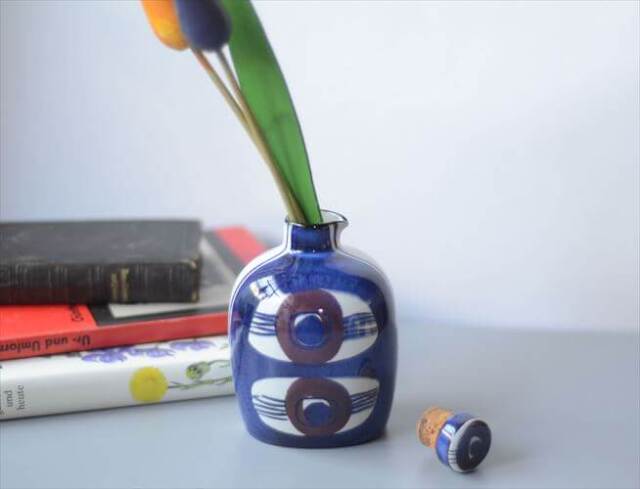 デンマーク製 Royal Copenhagen Tenera ビネガーボトル Inge-Lise Koefoed ロイコペ 北欧 花器 ヴィンテージ アンティーク_250901