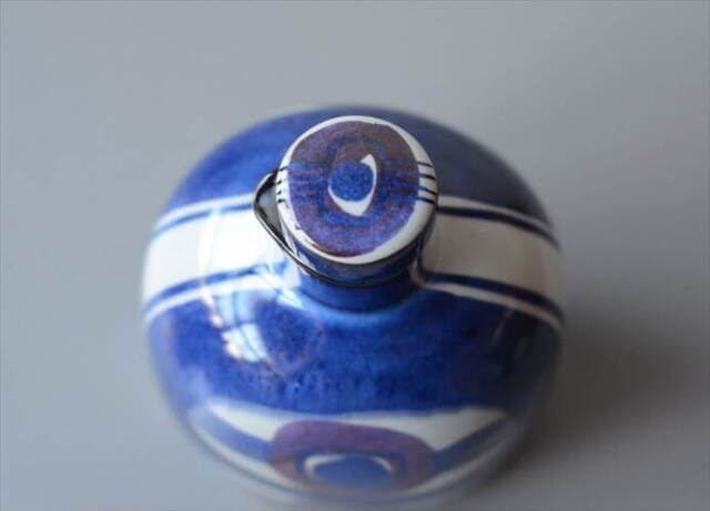 デンマーク製 Royal Copenhagen Tenera ビネガーボトル Inge-Lise Koefoed ロイコペ 北欧 花器 ヴィンテージ アンティーク_250901