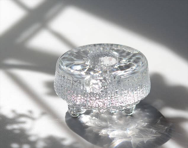 フィンランド製 Iittala Ultima Thule ガラス キャンドル
