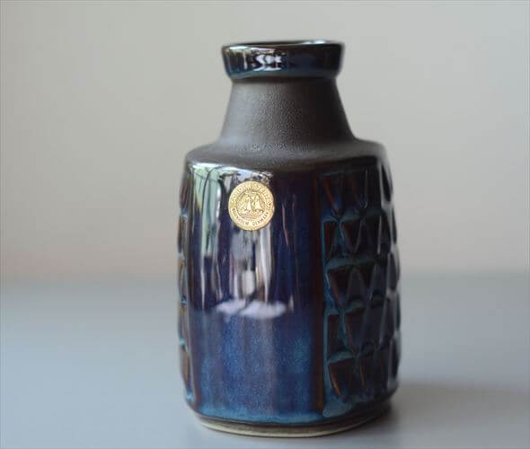 【美品】  FAJANCE デンマーク製　花瓶 北欧 デンマーク1960s Soholm Naomi Backhausen 花瓶 | Scan