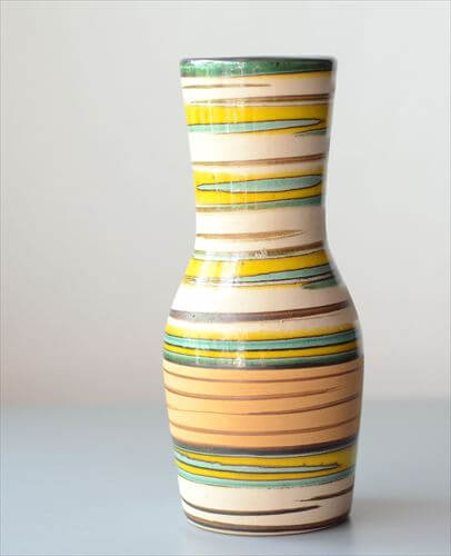 西ドイツ製 Dumler&Breiden マルチカラー 陶器の花瓶 花器 一輪挿し ミッドセンチュリー期 フラワーベース ヴィンテージ