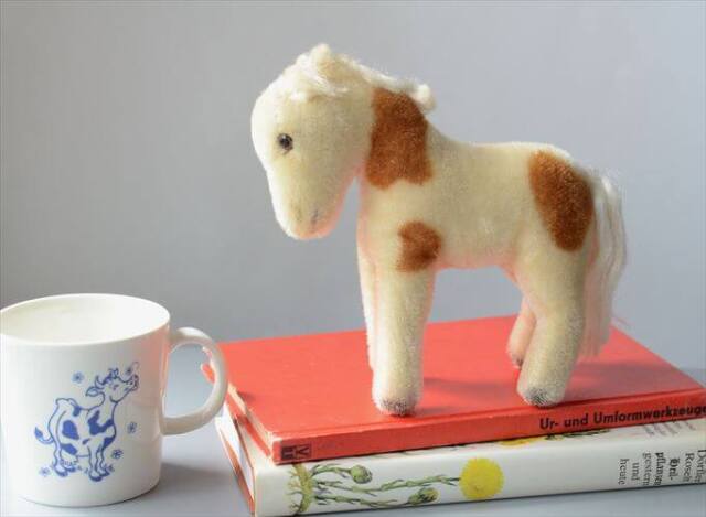ドイツ製 Steiff 馬 horse pony ぬいぐるみ シュタイフ ドール フィギュア アンティーク ヴィンテージ_251010