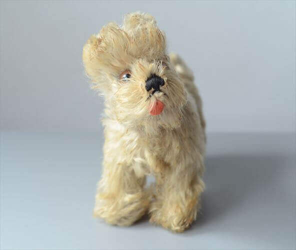 ドイツ製 Steiff 犬 schnauzer tessie シュナウザー ぬいぐるみ シュタイフ ドール フィギュア アンティーク ヴィンテージ_251010