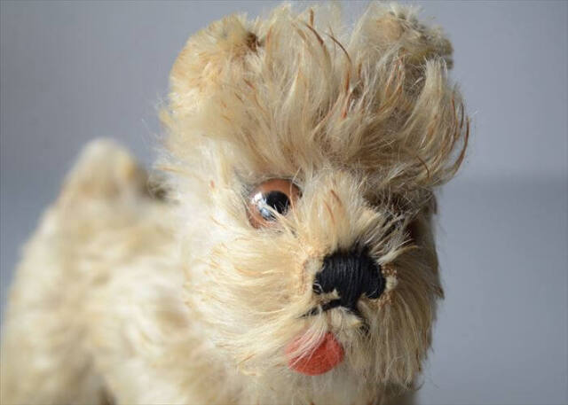 ドイツ製 Steiff 犬 schnauzer tessie シュナウザー ぬいぐるみ シュタイフ ドール フィギュア アンティーク ヴィンテージ_251010