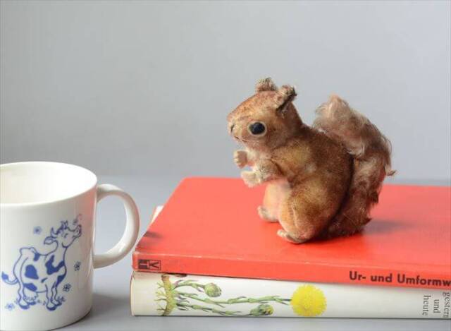 1959-1983年 ドイツ製 Steiff リス perri squirrel ぬいぐるみ シュタイフ ドール フィギュア アンティーク ヴィンテージ_251010