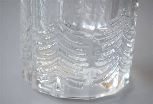iittala イッタラ Kuusi キャンドルホルダー L もみの木モチーフ クーシ Jorma Vennola ガラス フィンランド アンティーク_251027