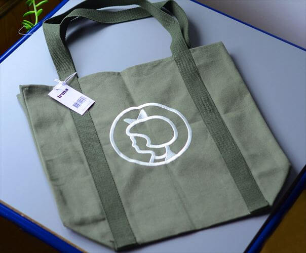 デッドストック 未使用品 デンマーク Irma キャンバス トートバッグ