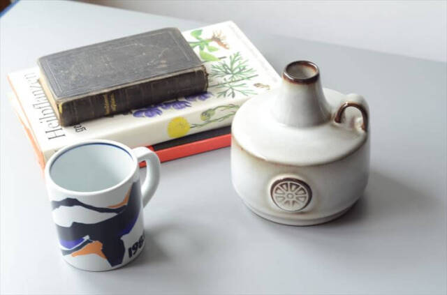 デンマーク製 SOHOLM Northern 陶器の花瓶 Maria Philippi 北欧花器 スーホルム 一輪挿し フラワーベース ヴィンテージ_251112