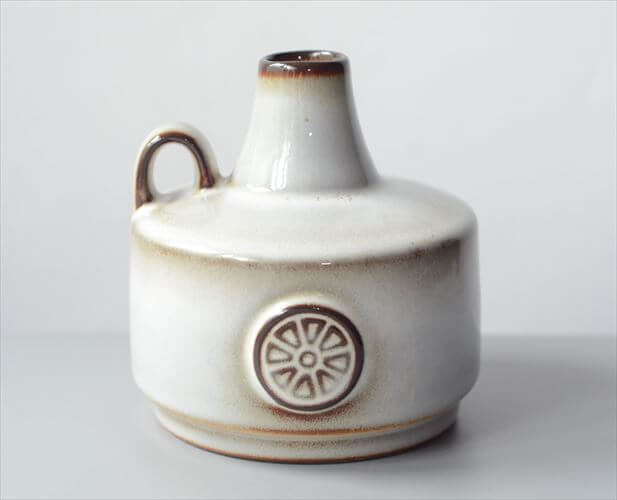 デンマーク製 SOHOLM Northern 陶器の花瓶 Maria Philippi 北欧花器 スーホルム 一輪挿し フラワーベース ヴィンテージ_251112