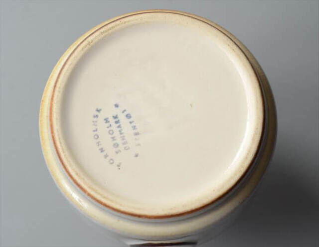 デンマーク製 SOHOLM Northern 陶器の花瓶 Maria Philippi 北欧花器 スーホルム 一輪挿し フラワーベース ヴィンテージ_251112