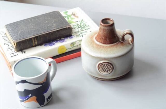 デンマーク製 SOHOLM Northern 陶器の花瓶 Maria Philippi 北欧花器 スーホルム 一輪挿し フラワーベースヴィンテージ_251112