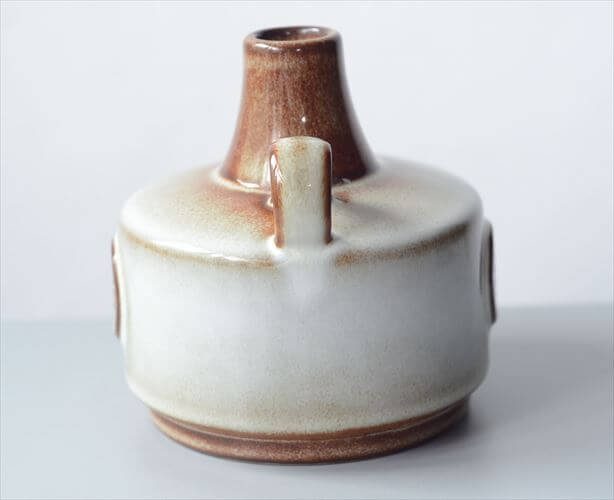 デンマーク製 SOHOLM Northern 陶器の花瓶 Maria Philippi 北欧花器 スーホルム 一輪挿し フラワーベースヴィンテージ_251112