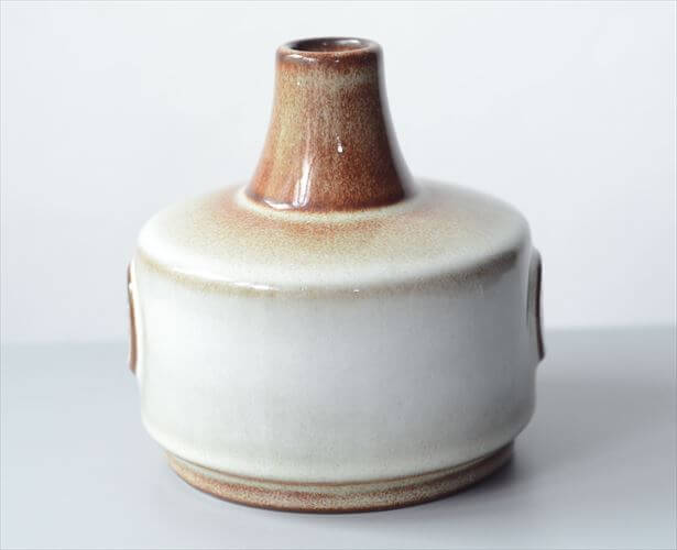 デンマーク製 SOHOLM Northern 陶器の花瓶 Maria Philippi 北欧花器 スーホルム 一輪挿し フラワーベースヴィンテージ_251112