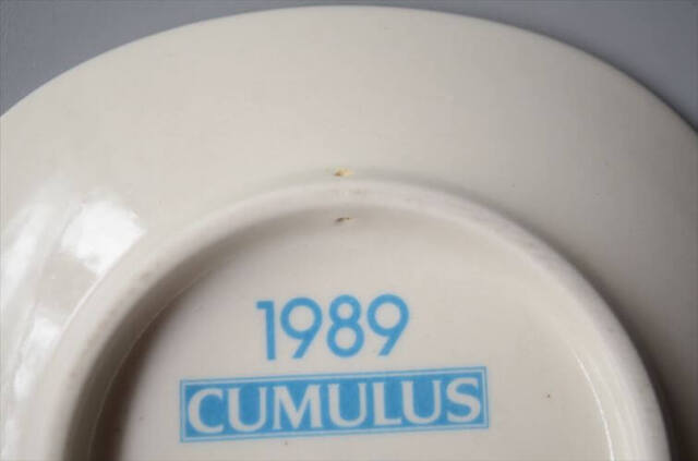 ARABIA CUMULUS 1989 ミニプレート アラビア クムルス Heikki Orvola 飾り皿 北欧 ヴィンテージ アンティーク_251113