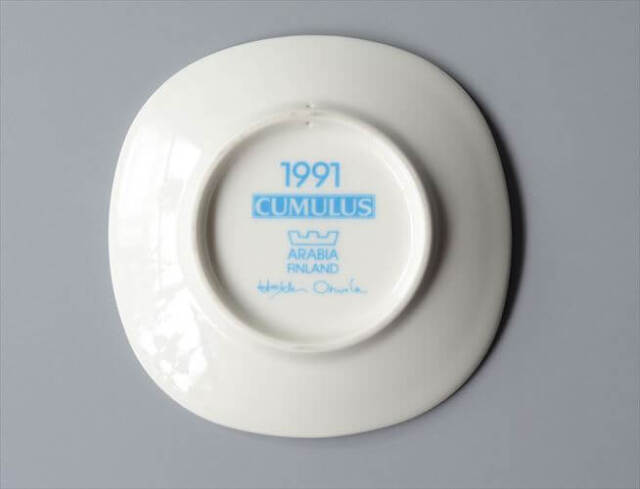 ARABIA CUMULUS 1991 ミニプレート アラビア クムルス Heikki Orvola 飾り皿 北欧 ヴィンテージ アンティーク_251113