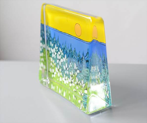 iittala Warmth of the Sun ガラスカード 大 オブジェ イッタラ Helja Liukko-Sundstrom ヘルヤ ペーパーウェイト ヴィンテージ_251113