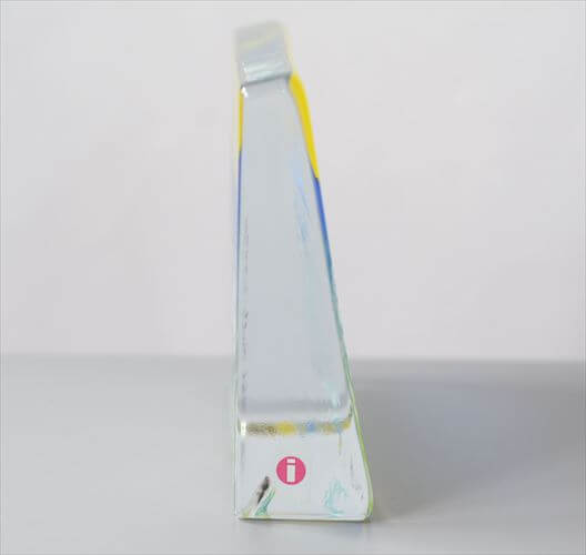 iittala Warmth of the Sun ガラスカード 大 オブジェ イッタラ Helja Liukko-Sundstrom ヘルヤ ペーパーウェイト ヴィンテージ_251113