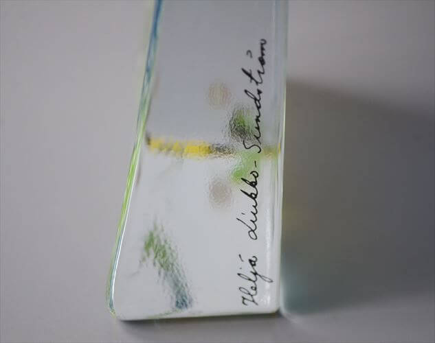 iittala Warmth of the Sun ガラスカード 大 オブジェ イッタラ Helja Liukko-Sundstrom ヘルヤ ペーパーウェイト ヴィンテージ_251113