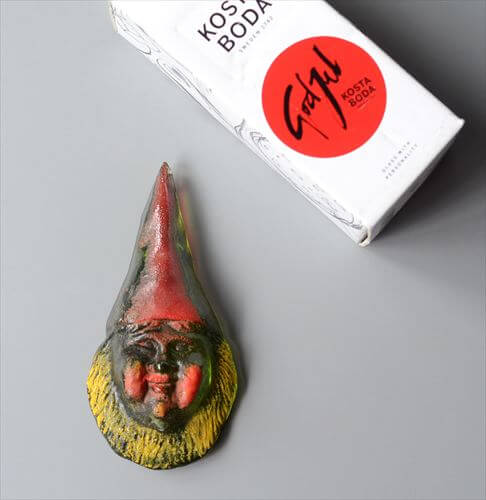 スウェーデン Kosta Boda Kjell Engman ガラスのサンタクロース クリスマスポートレートシリーズ コスタボダ シェルエングマン 北欧