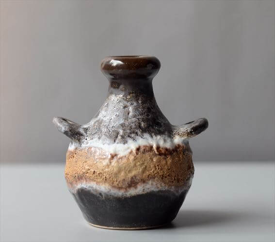 ドイツ製 Dumler&Breiden FatLava 陶器の花瓶 ファットラバー 一輪挿し ミッドセンチュリー期 フラワーベース ヴィンテージ
