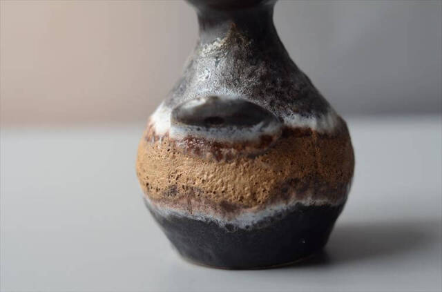 ドイツ製 Dumler&Breiden FatLava 陶器の花瓶 ファットラバー 一輪挿し ミッドセンチュリー期 フラワーベース ヴィンテージ