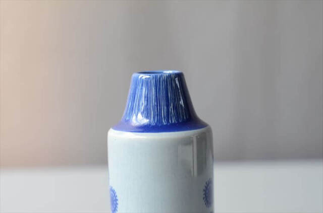 デンマーク製 SOHOLM かわいい絵付けの花瓶 北欧 花器 スーホルム 一輪挿し フラワーベース ヴィンテージ