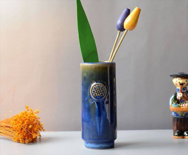 デンマーク製 SOHOLM Northern Light ストーンウェアの花瓶 Nordlys Maria Philippi 北欧 スーホルム ヴィンテージ
