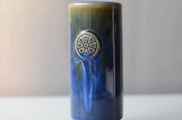 デンマーク製 SOHOLM Northern Light ストーンウェアの花瓶 Nordlys Maria Philippi 北欧 スーホルム ヴィンテージ