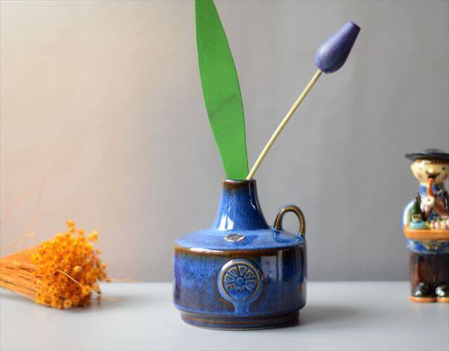 デンマーク製 SOHOLM Northern Light ストーンウェアの花瓶 Nordlys Maria Philippi 北欧 スーホルム ヴィンテージ