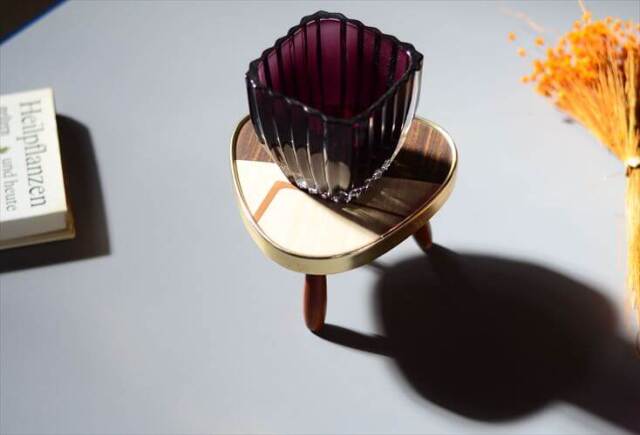 ドイツから ヴィンテージ ミニフラワースタンド 花台 ミッドセンチュリー ディスプレイ台 什器 アンティーク